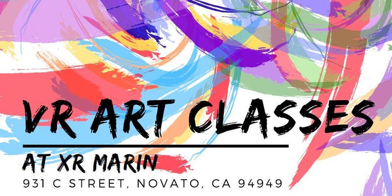 Virtual Reality Art Class at XR Marin: Tiltbrush