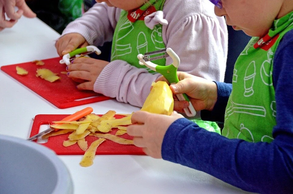 Organize a family meal to cook together.  