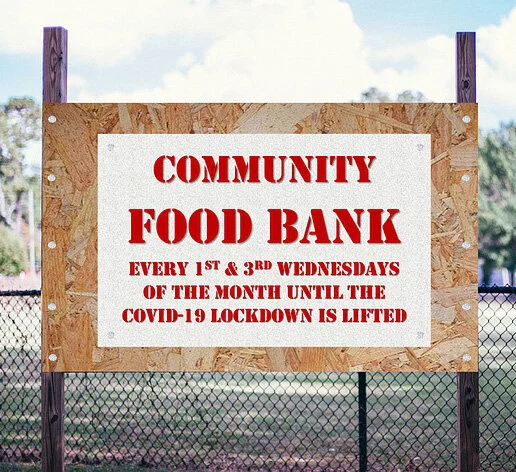 Donate to the local food bank.  They are providing for many more people these days.
