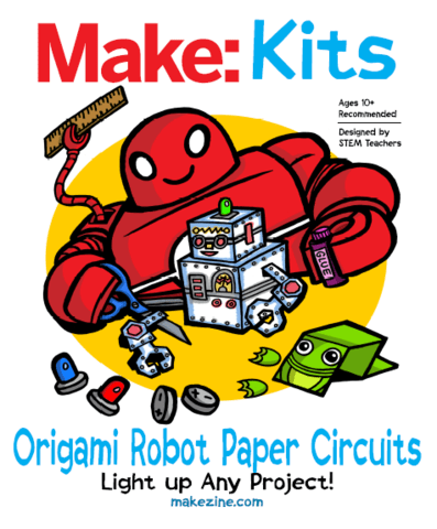 Build with the Make: Origami Paper Circuits Kit