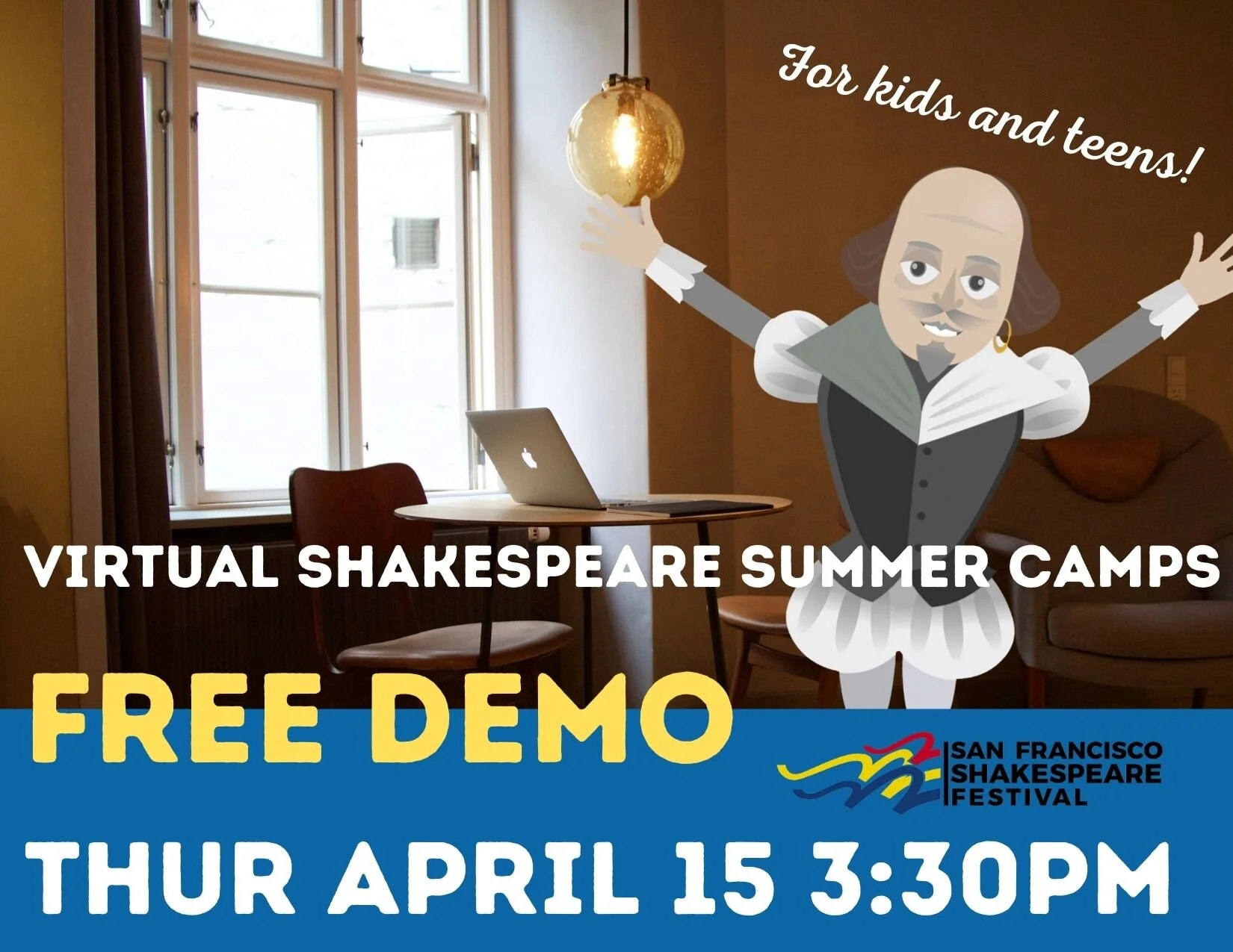 FREE sample session Virtual Shakespeare Camp