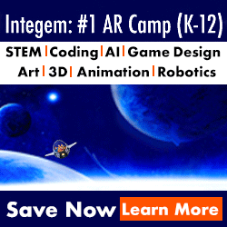 Ride a Spaceship? Play with Dragons? Visit Mars? Design AI Robots? It’s all possible at Camp Integem this Summer!