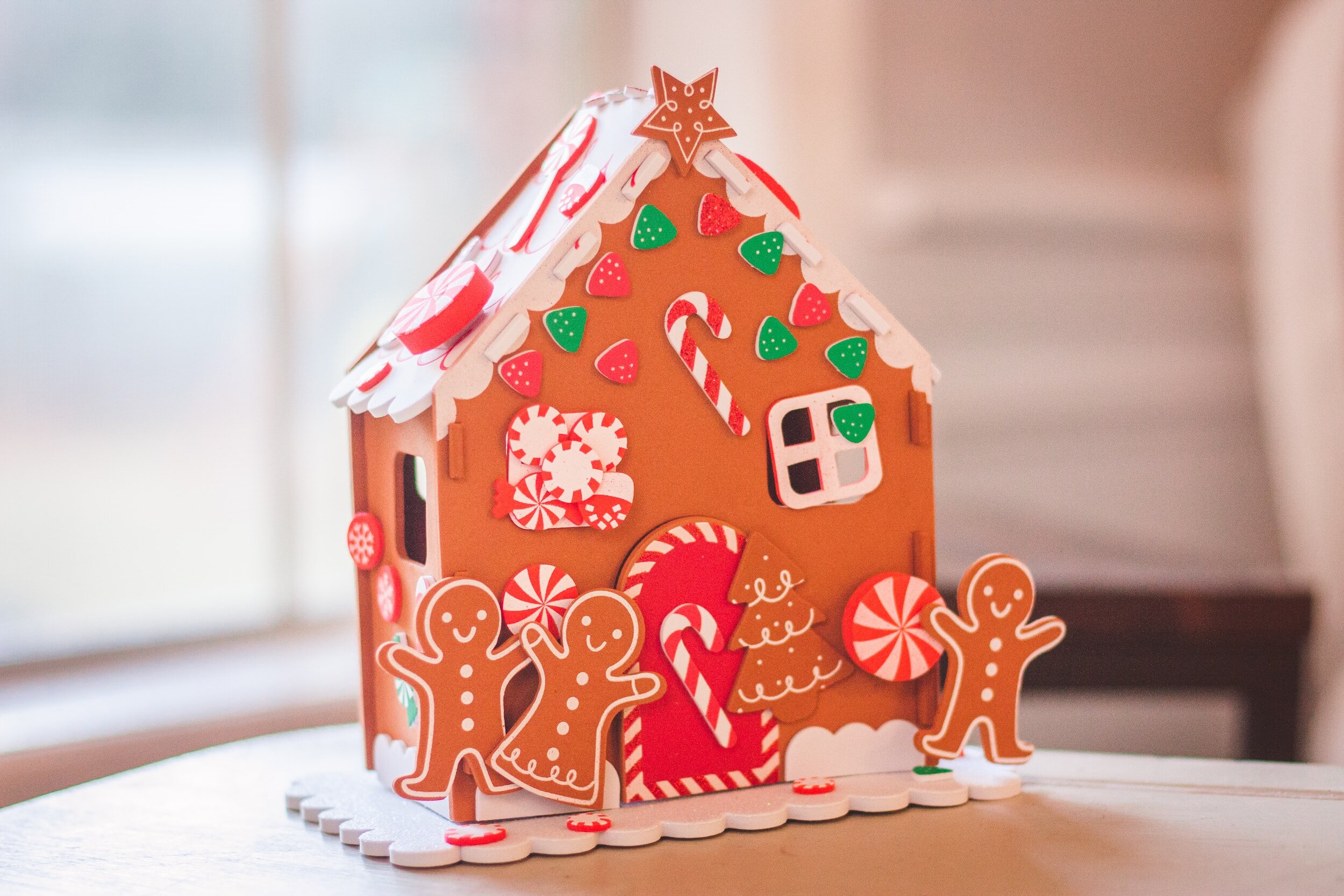 Gingerbread Houses with Santa