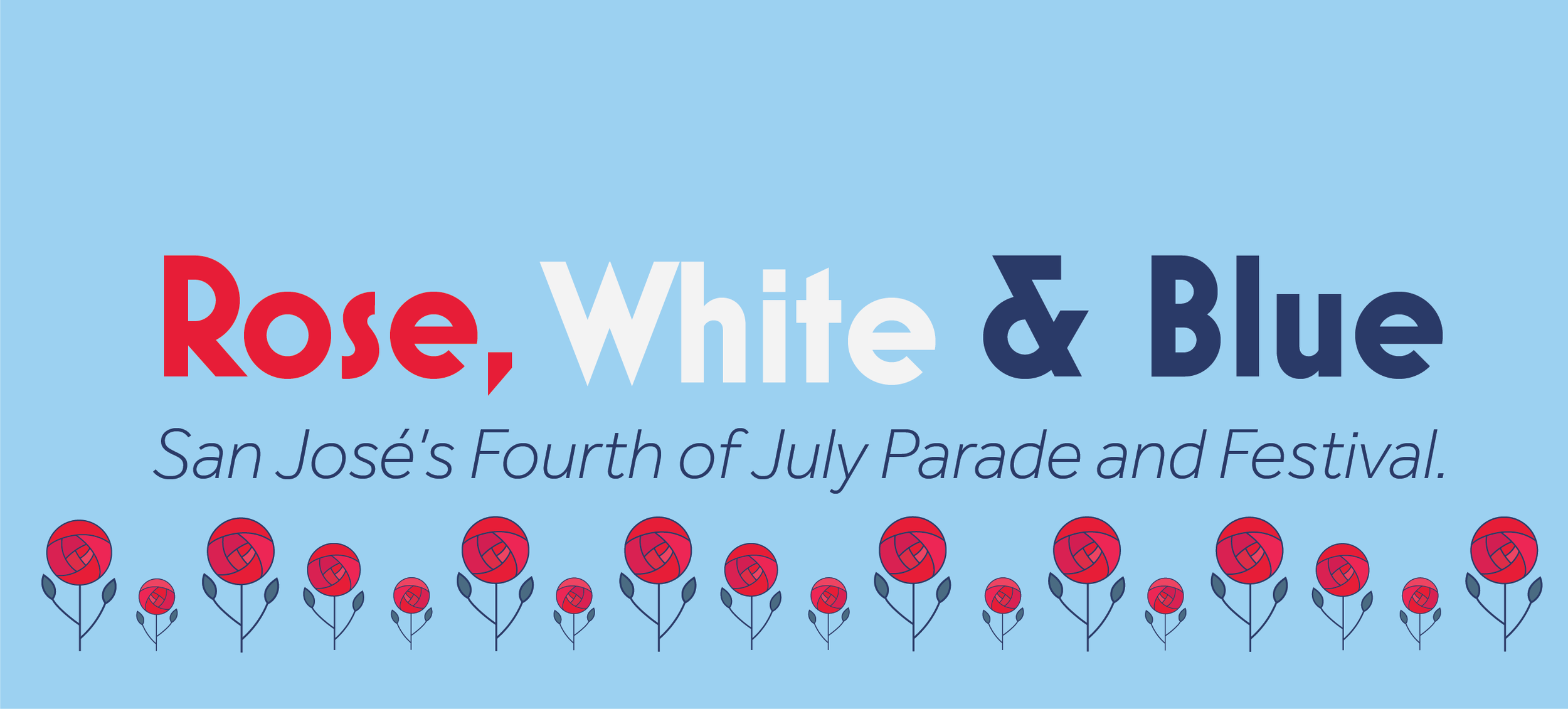 The Rose, White, and Blue Parade