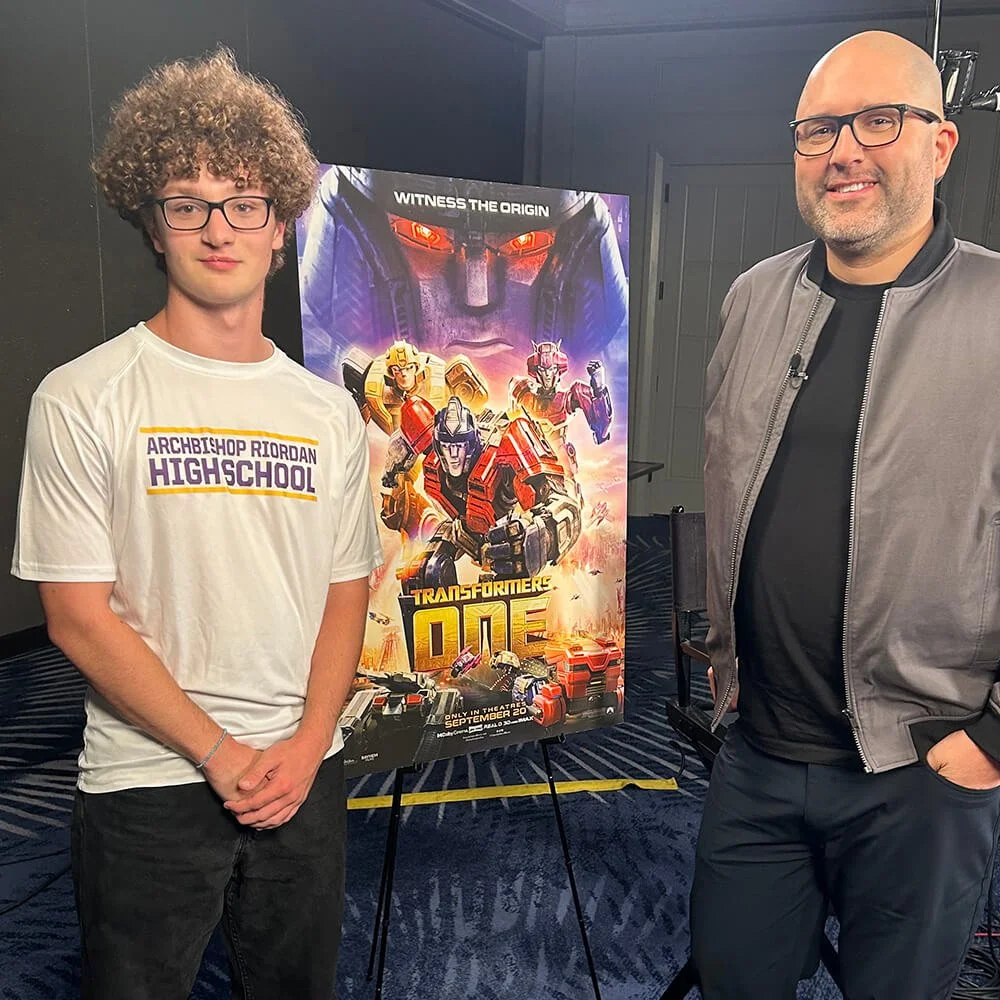 TEEN MOVIE Interview/Review: Transformers One by Luca Hrvatin