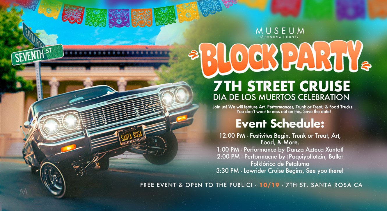 Celebrate Día de los Muertos and Sonoma County Lowriders!