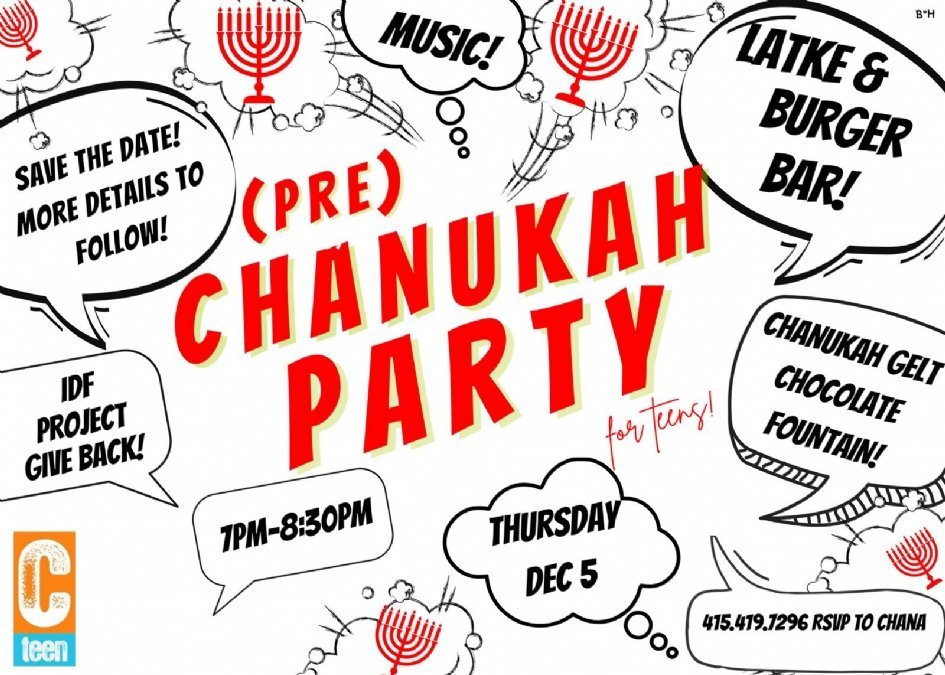 Chanukah Party for Teens