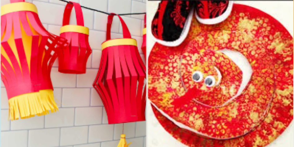 Chinese Lantern and Year of the Snake Puppets