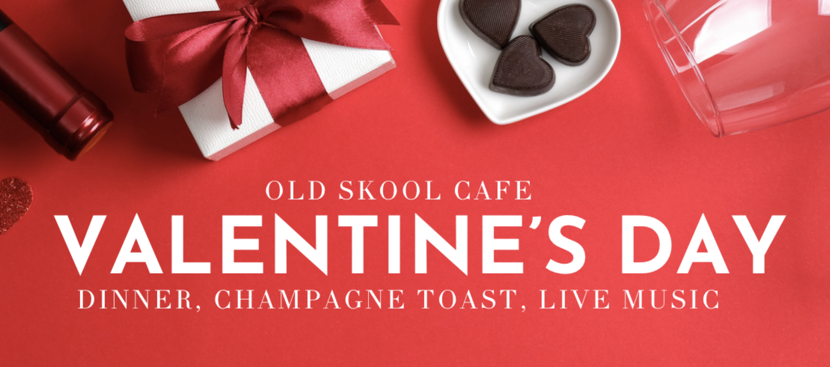 Valentine's Day Dinner &amp; Champagne Toast