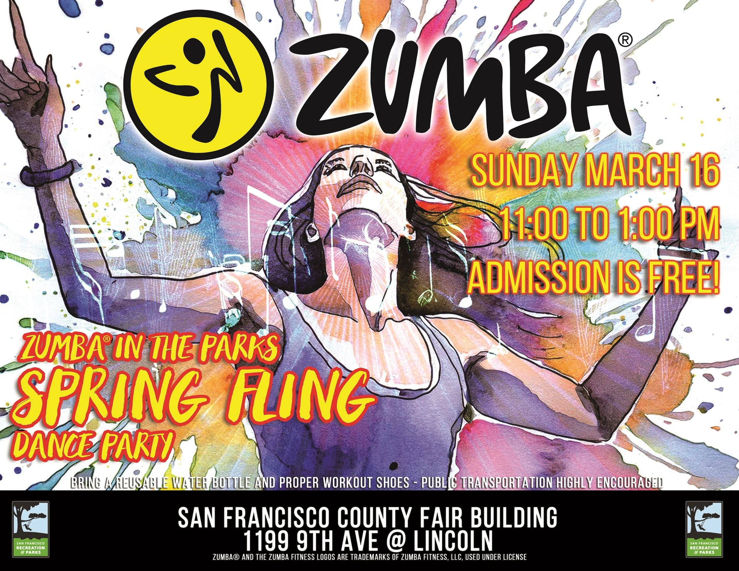 Zumba in the Parks Spring Fling Dance Party