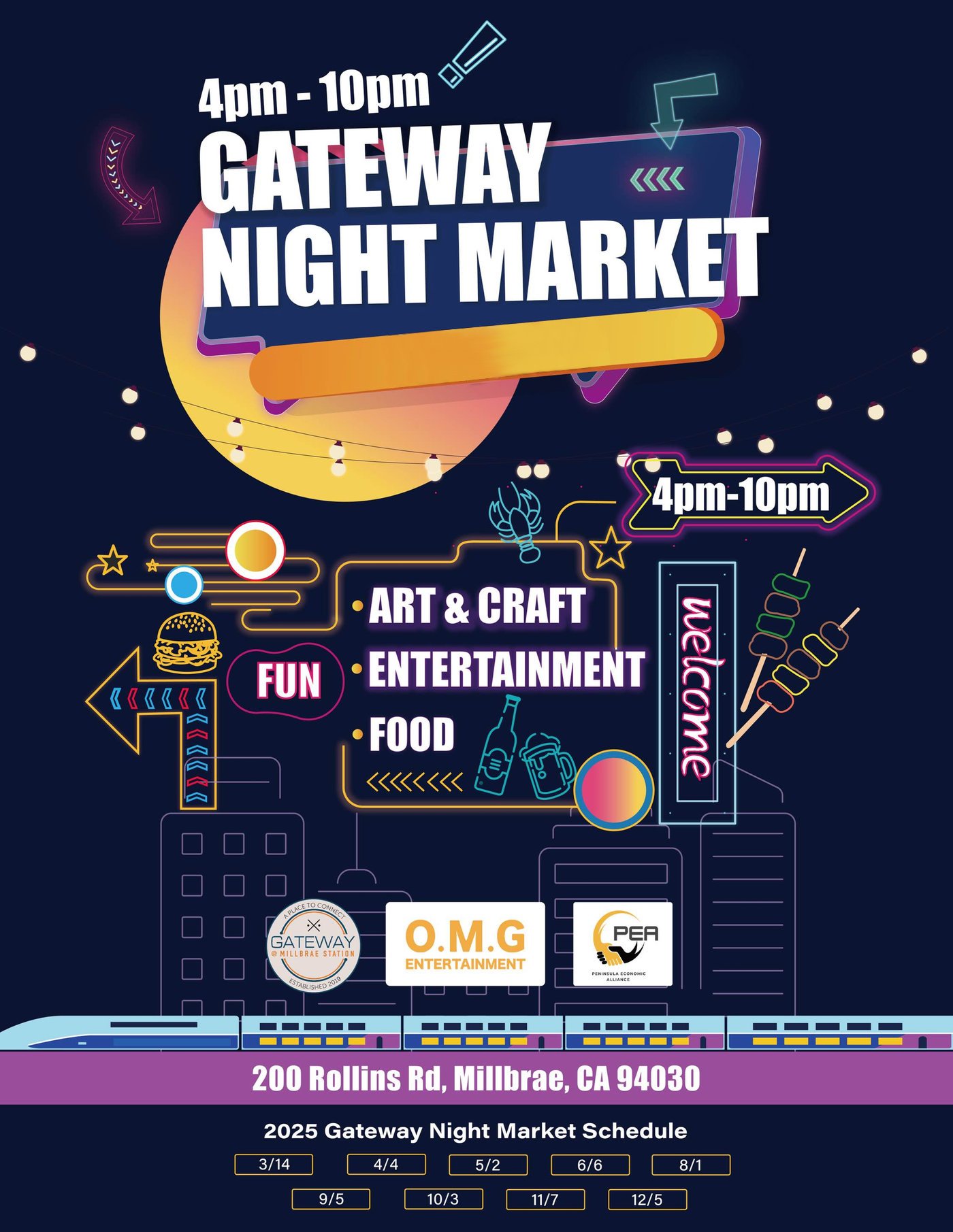 Millbrae Gateway Night Market
