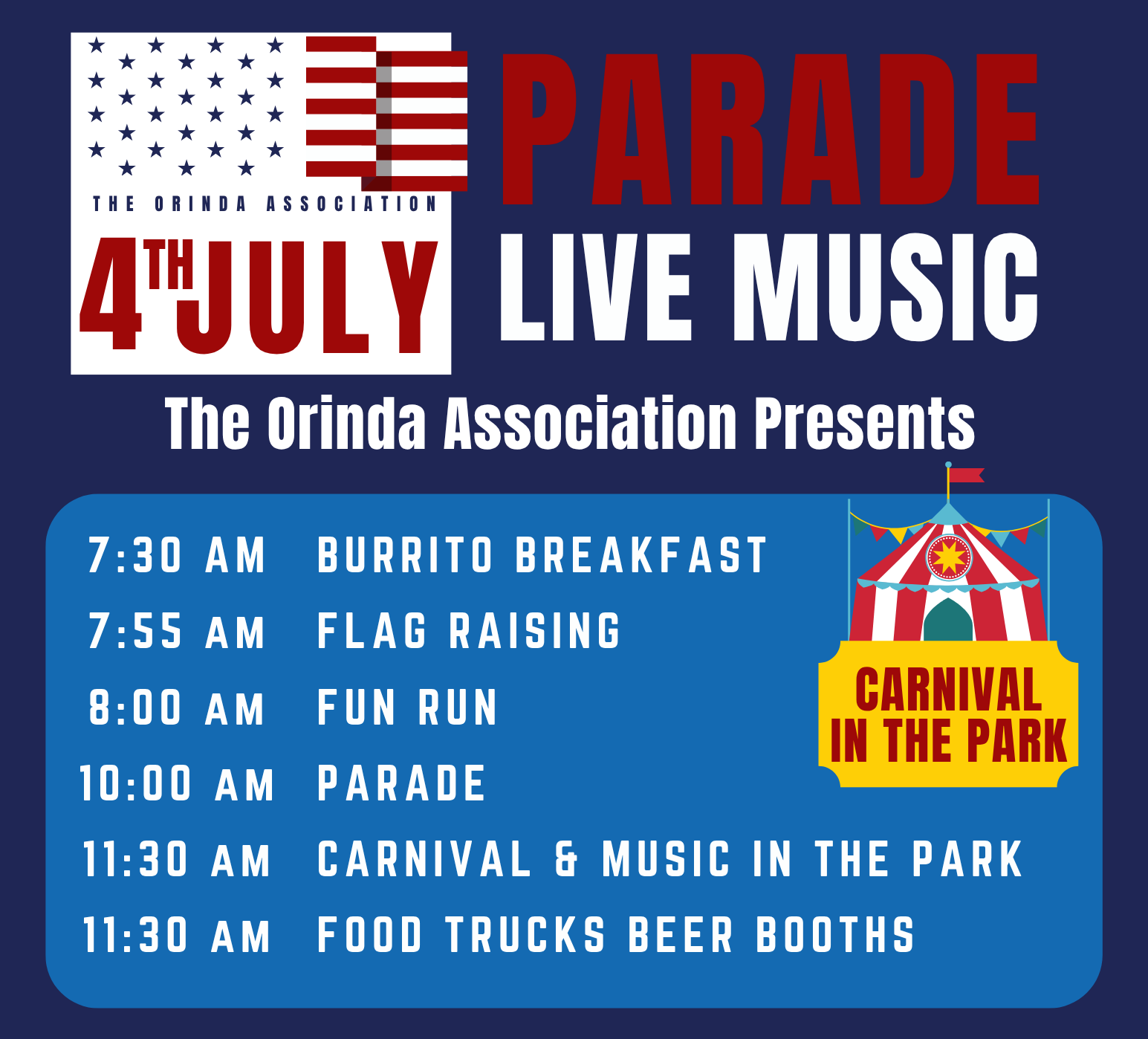 Orinda July 4th Parade