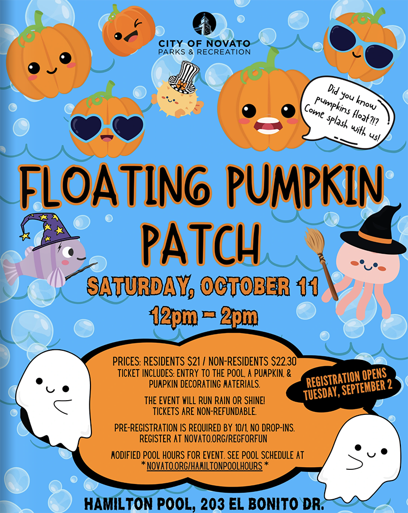 Novato Floating Pumpkin Patch