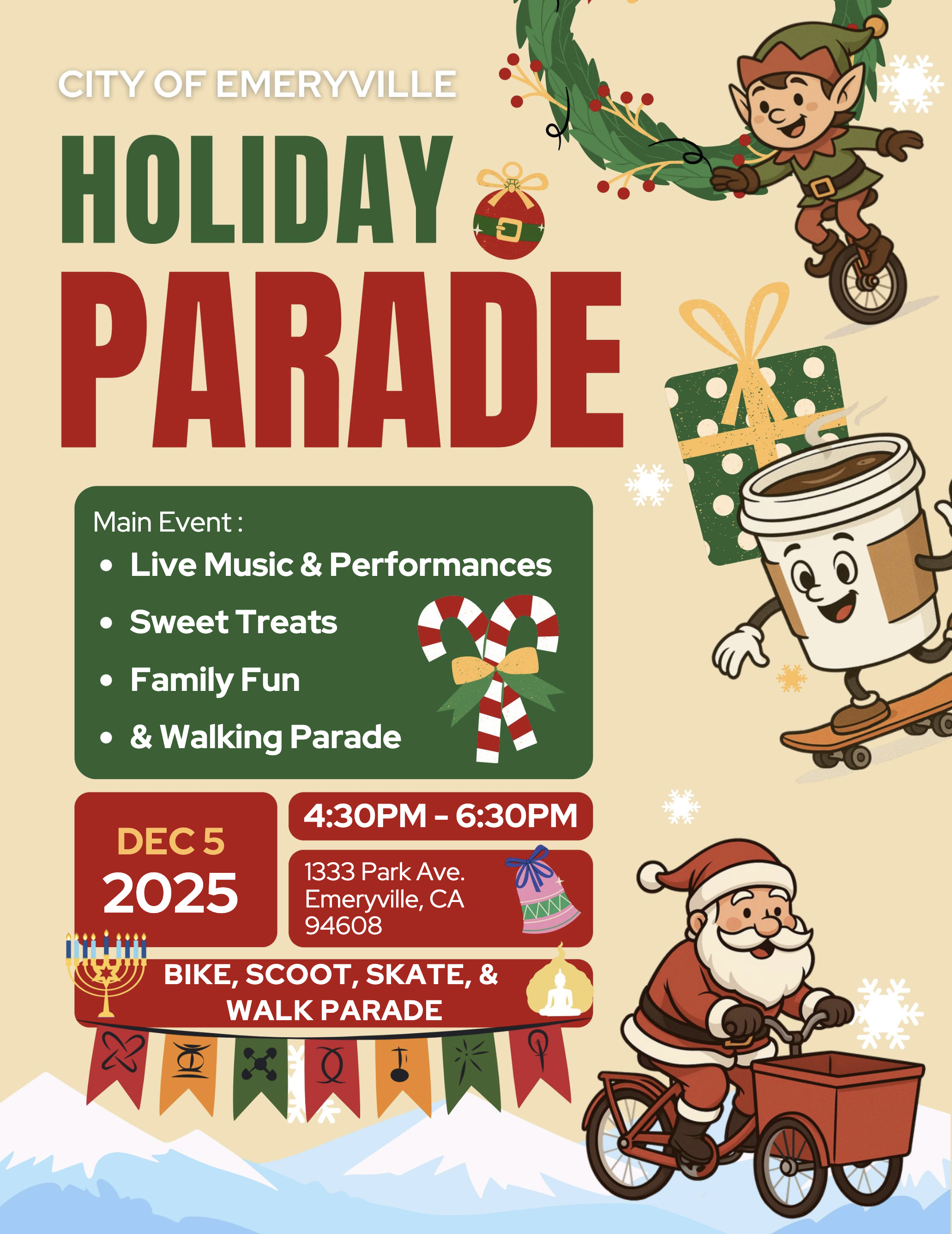 EMERYVILLE: Holiday Parade