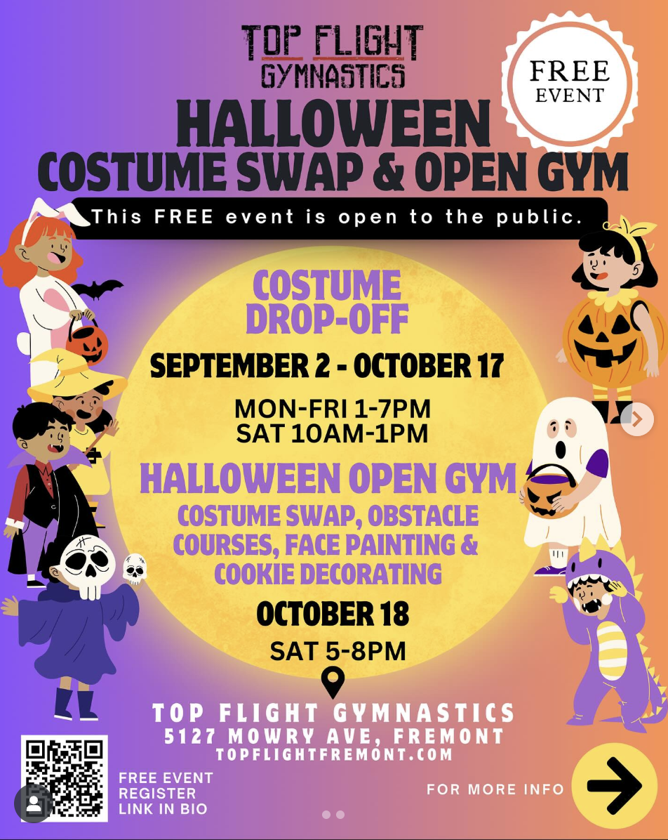 Fremont: Halloween Costume Swap &amp; Open Gym