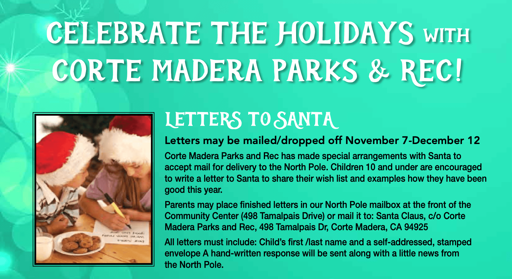Corte Madera Letters to Santa