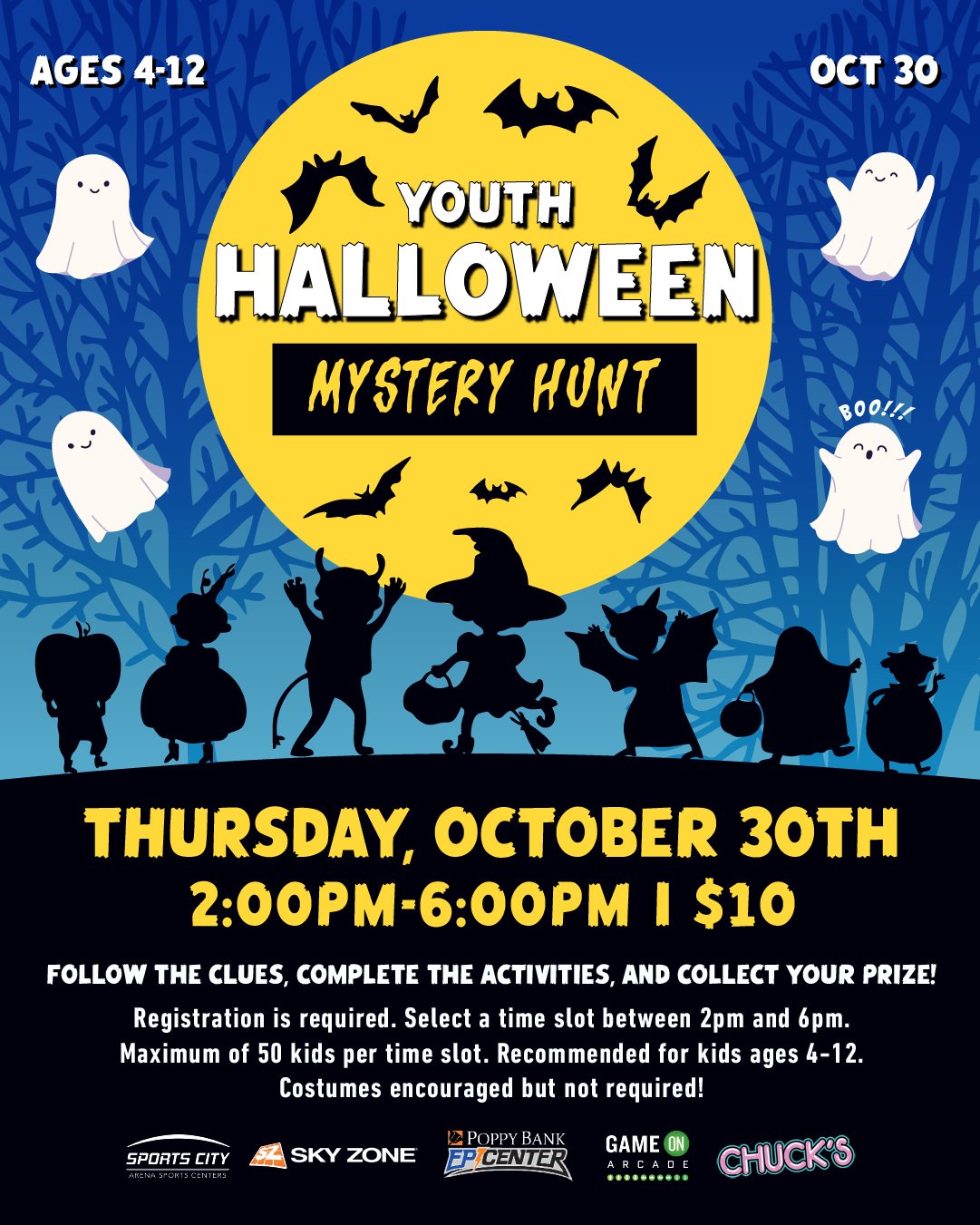 Santa Rosa: Youth Halloween Mystery Hunt