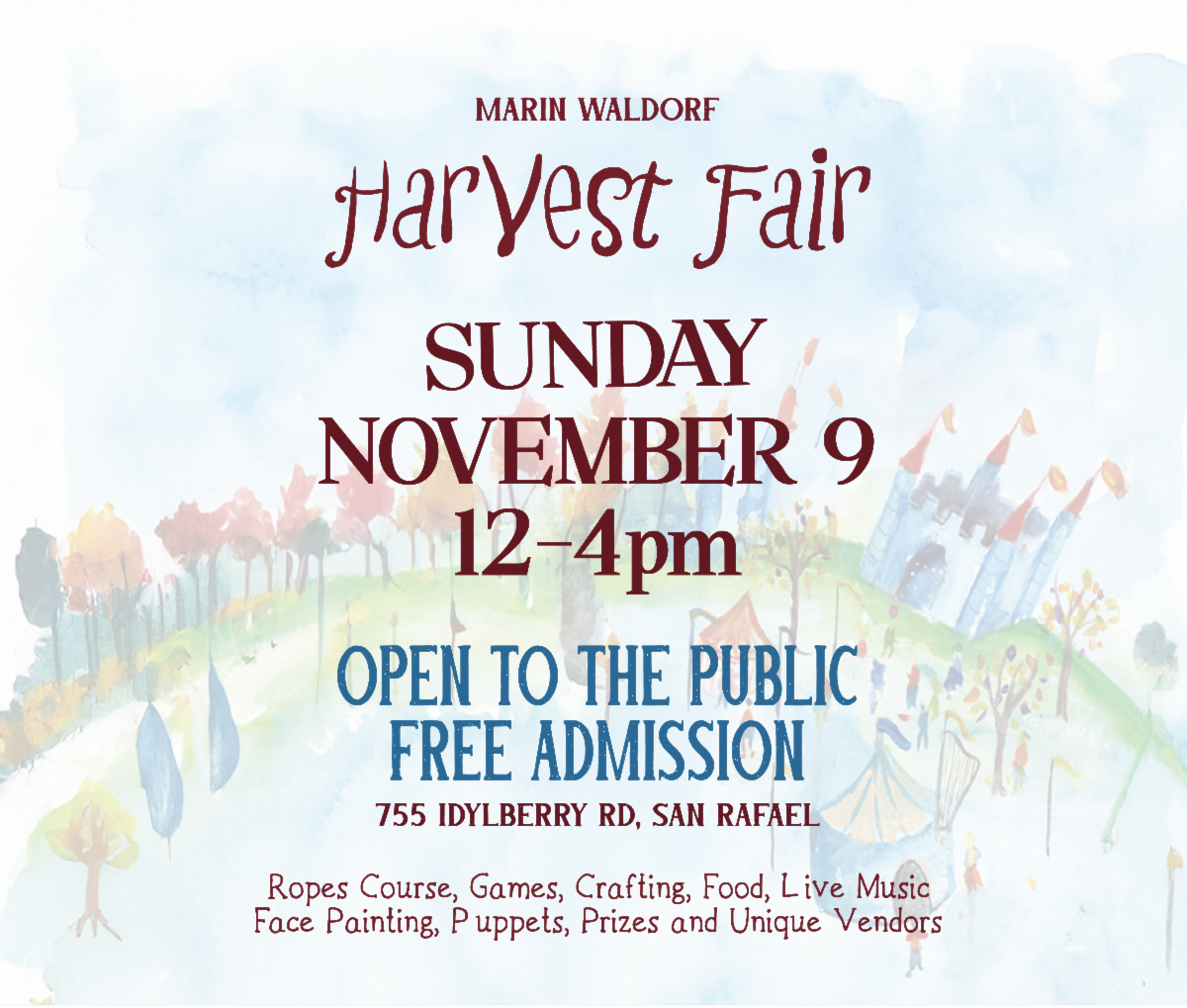Marin Waldorf Harvest Fair