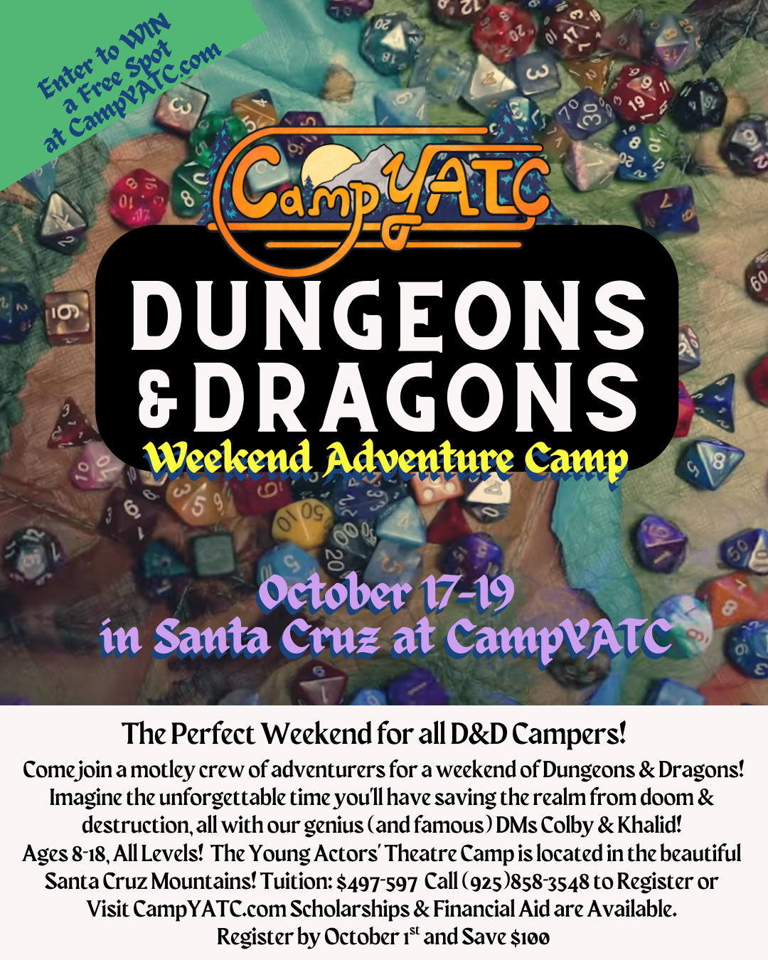  🐉&nbsp; Dungeons &amp; Dragons Camp &nbsp;— team up, quest hard, and become the hero of your own story! 