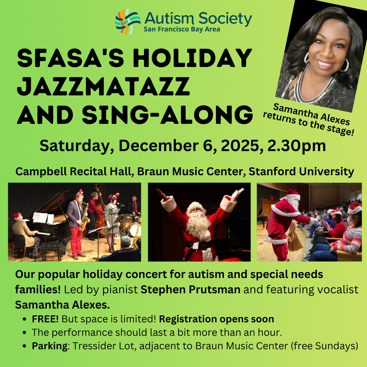 Stanford: Holiday Jazzmatazz and Sing-Along