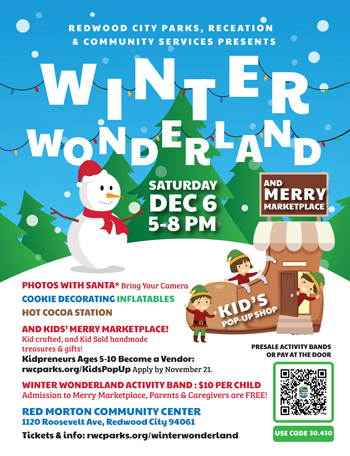 Redwood City: Winter Wonderland &amp; Merry Marketplace