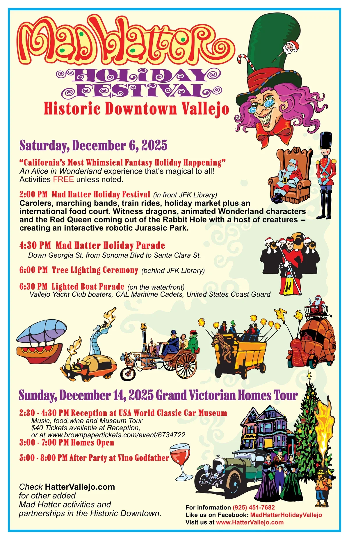 Vallejo: Mad Hatter Holiday Festival 