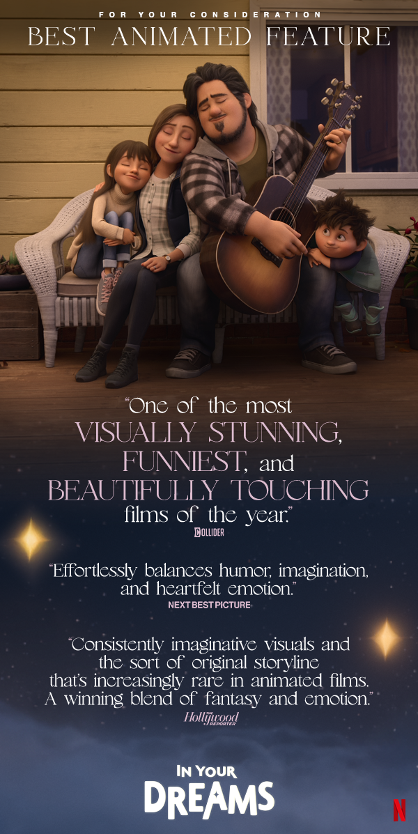Free Family Screening: IN YOUR DREAMS + Convo with Director Alex Woo & Creative Team