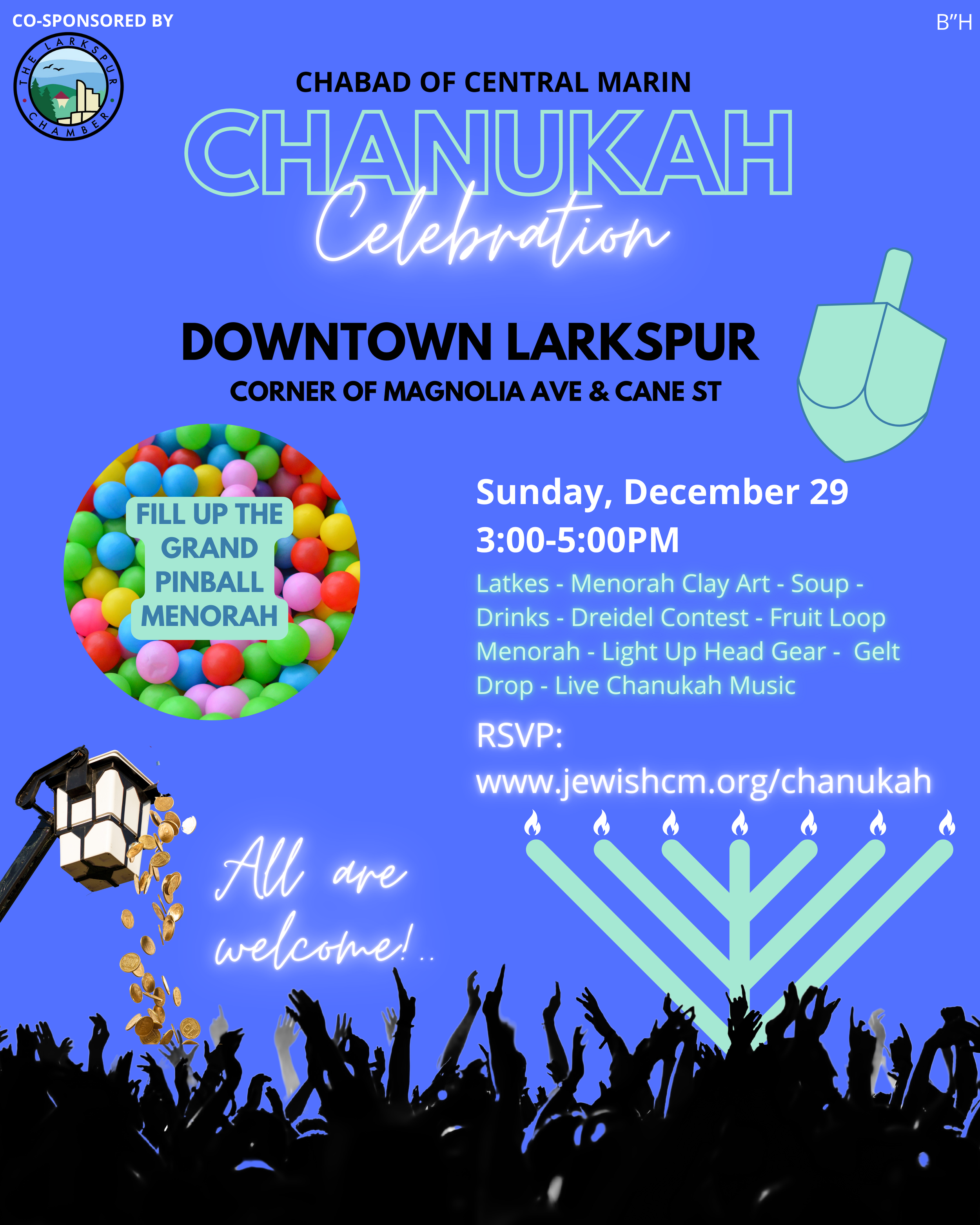 Larkspur: Magnolia Chanukah Celebration