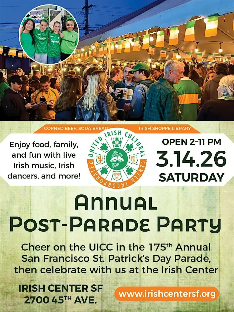 San Francisco: Annual Post-Parade Party—St. Patrick's Day Weekend