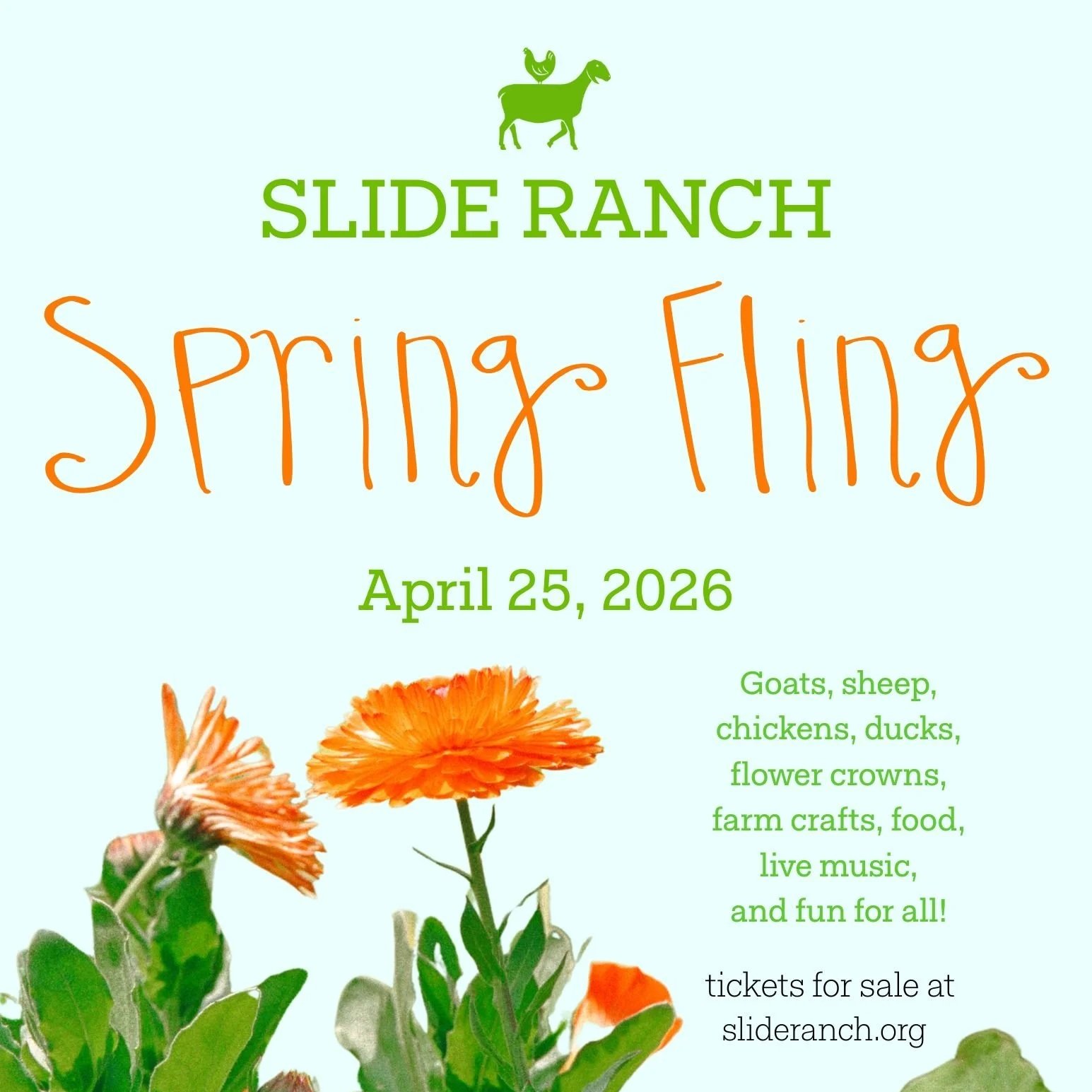 Spring Fling 2026 at Slide Ranch