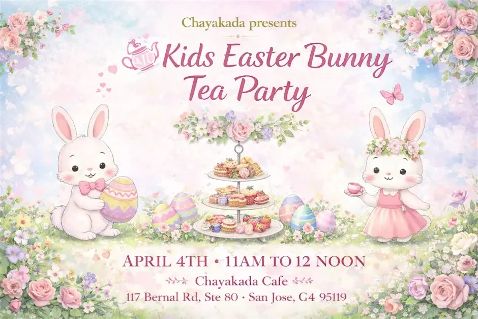 San Jose: Kids Easter Bunny Tea Party