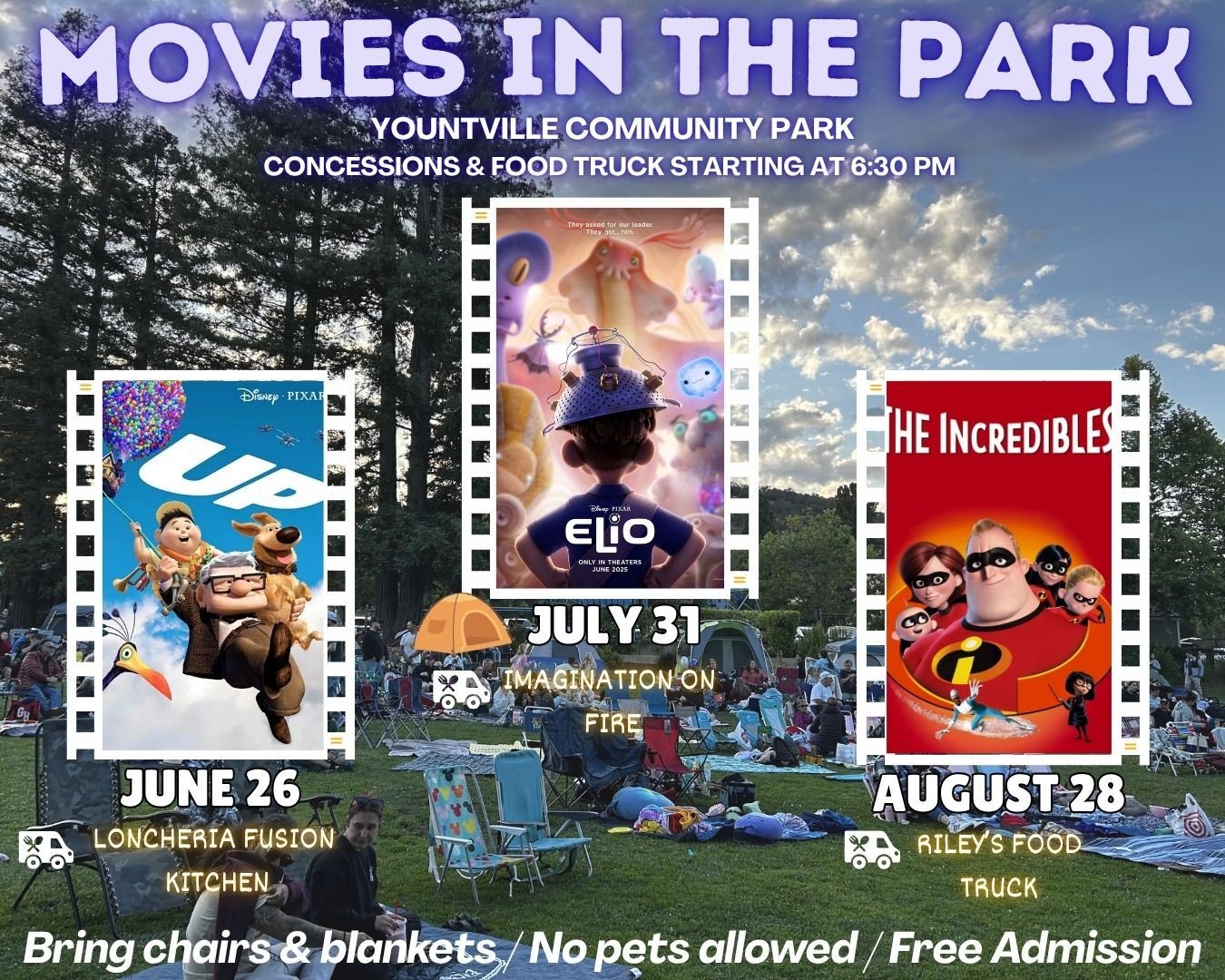 Yountville: Movies in the Park, Up
