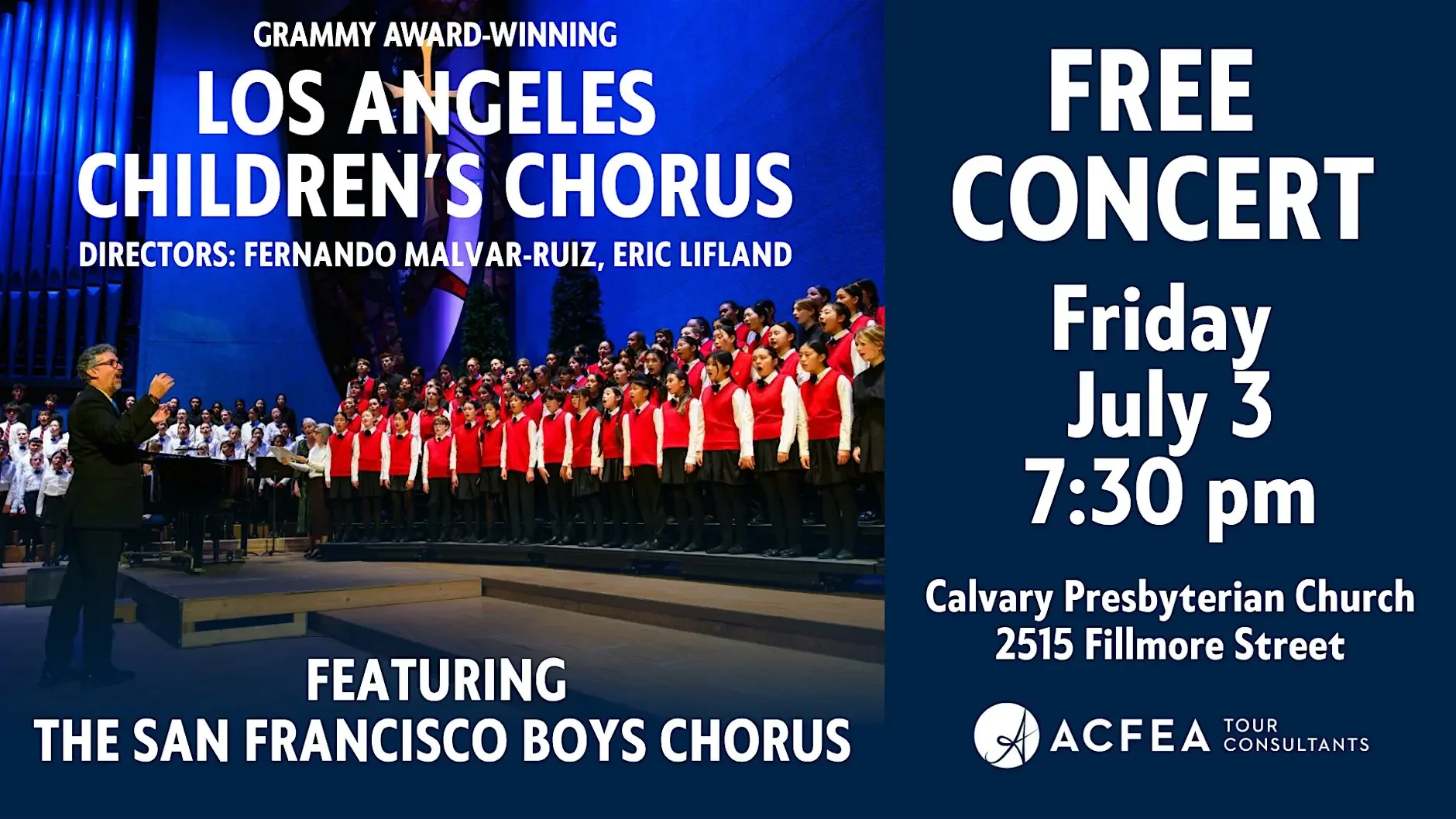 Los Angeles Children's Chorus &amp; San Francisco Boys Chorus