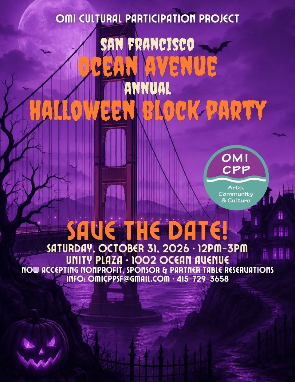 Ocean Avenue Halloween block party