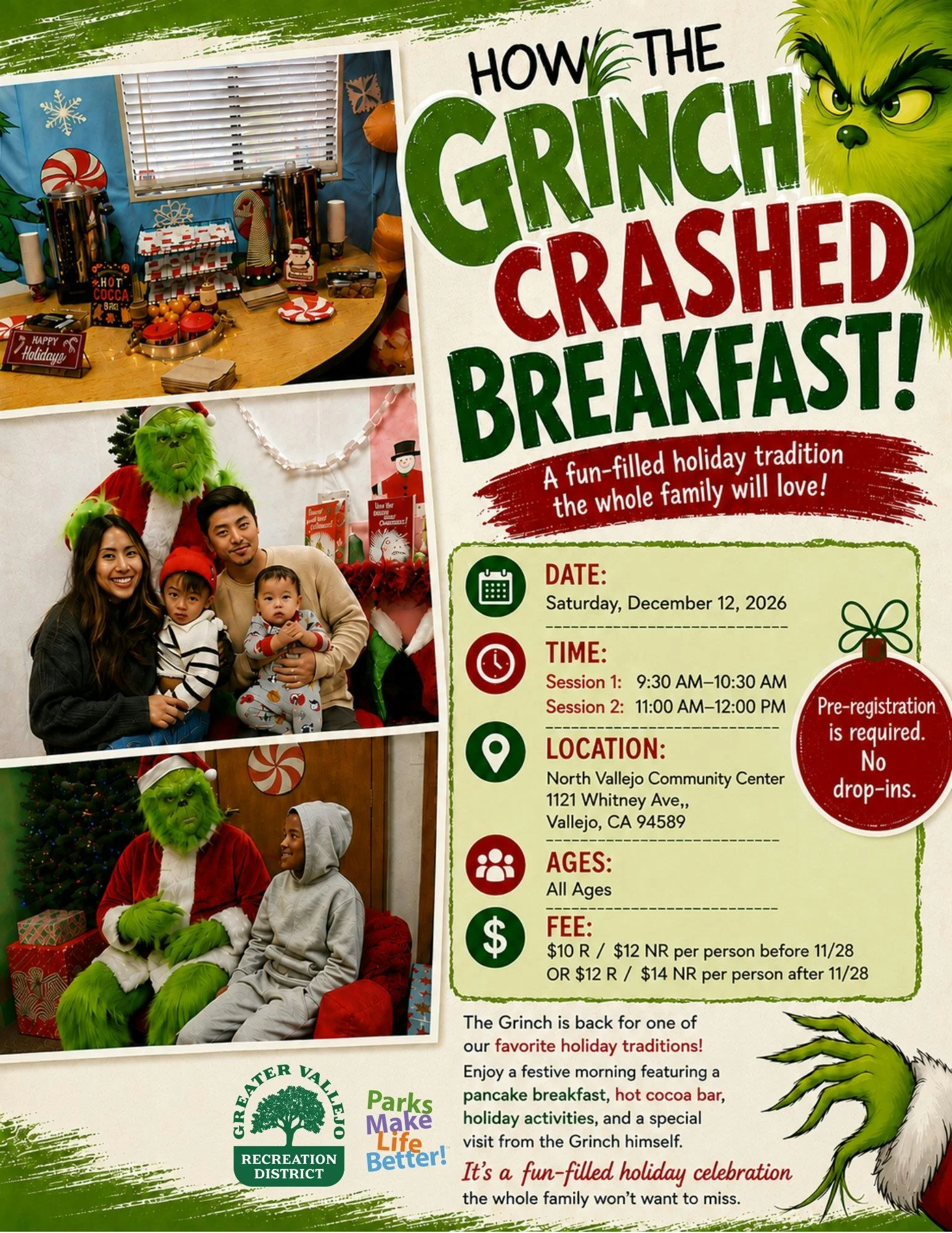 Vallejo How The Grinch CRASHED Breakfast 