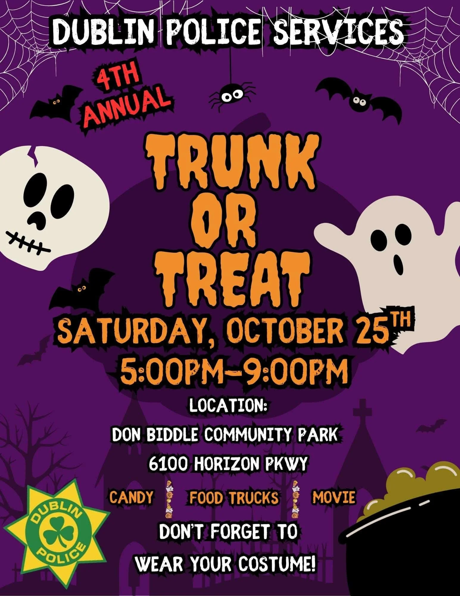 Dublin Sheriff’s Office Trunk or Treat