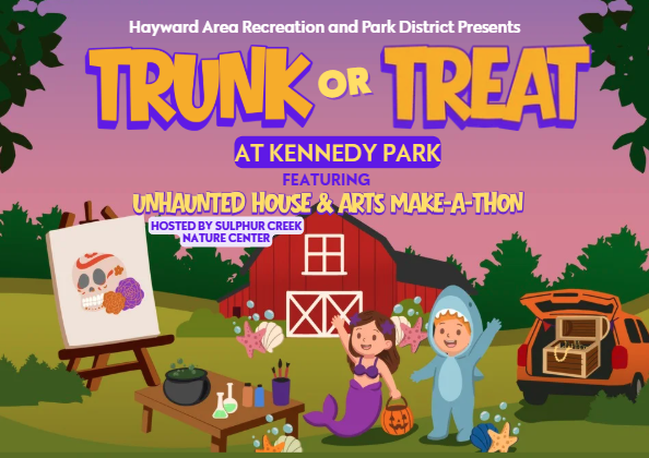 Hayward Trunk or Treat Featuring Unhaunted House &amp; Make-A-Thon