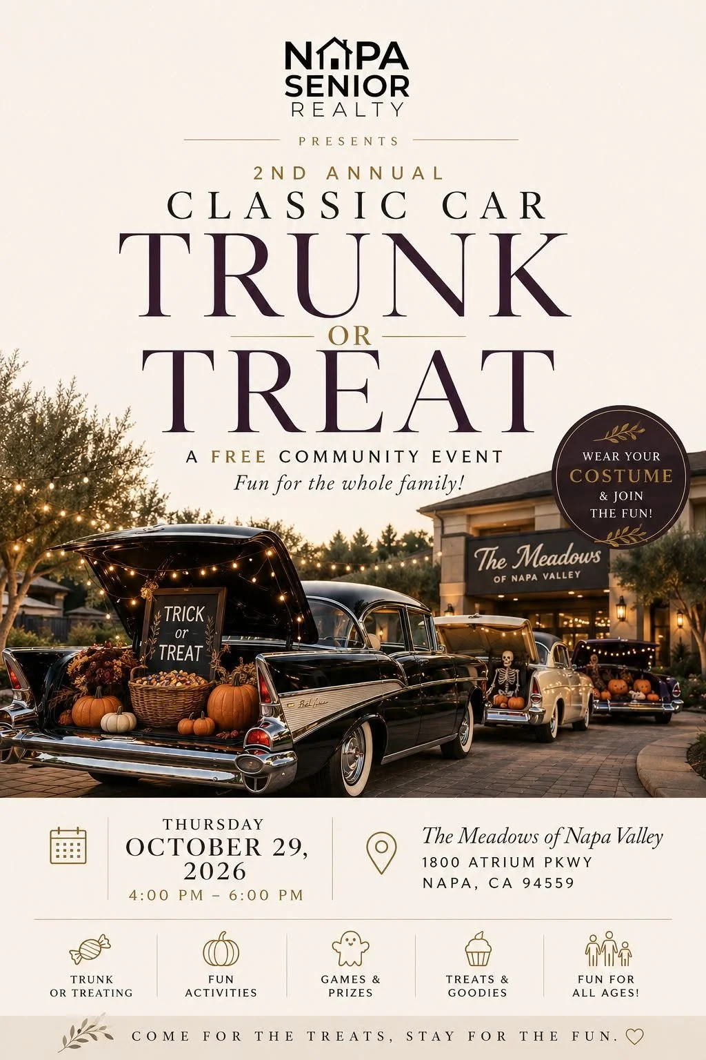 Napa Trunk or Treat at the Meadows!