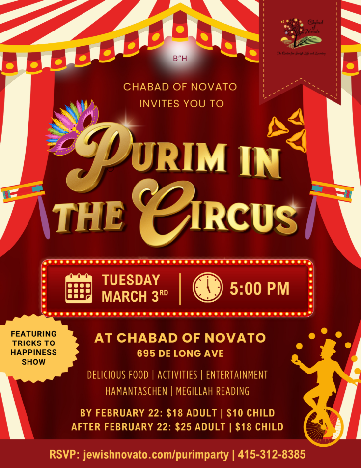 Novato: Purim Party