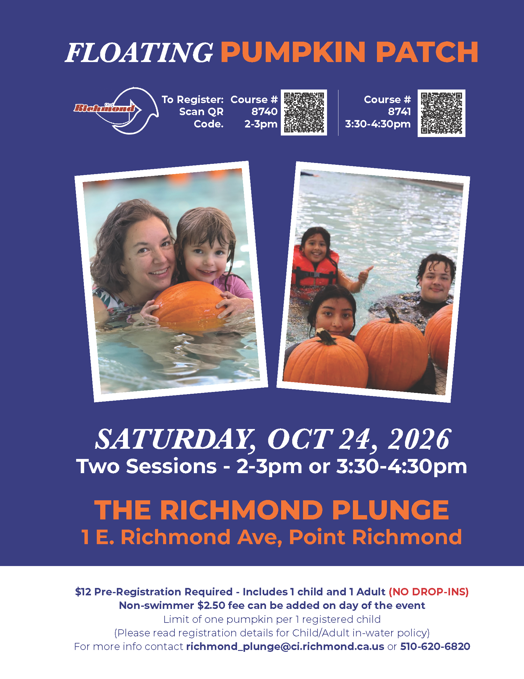 Richmond Floating Pumpkin Patch 