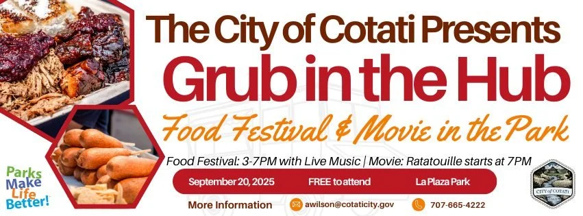 COTATI: Food Festival and Movie in the Park
