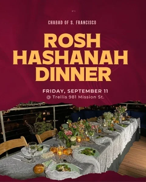 Chabad of SF Rosh Hashanah evening under the stars