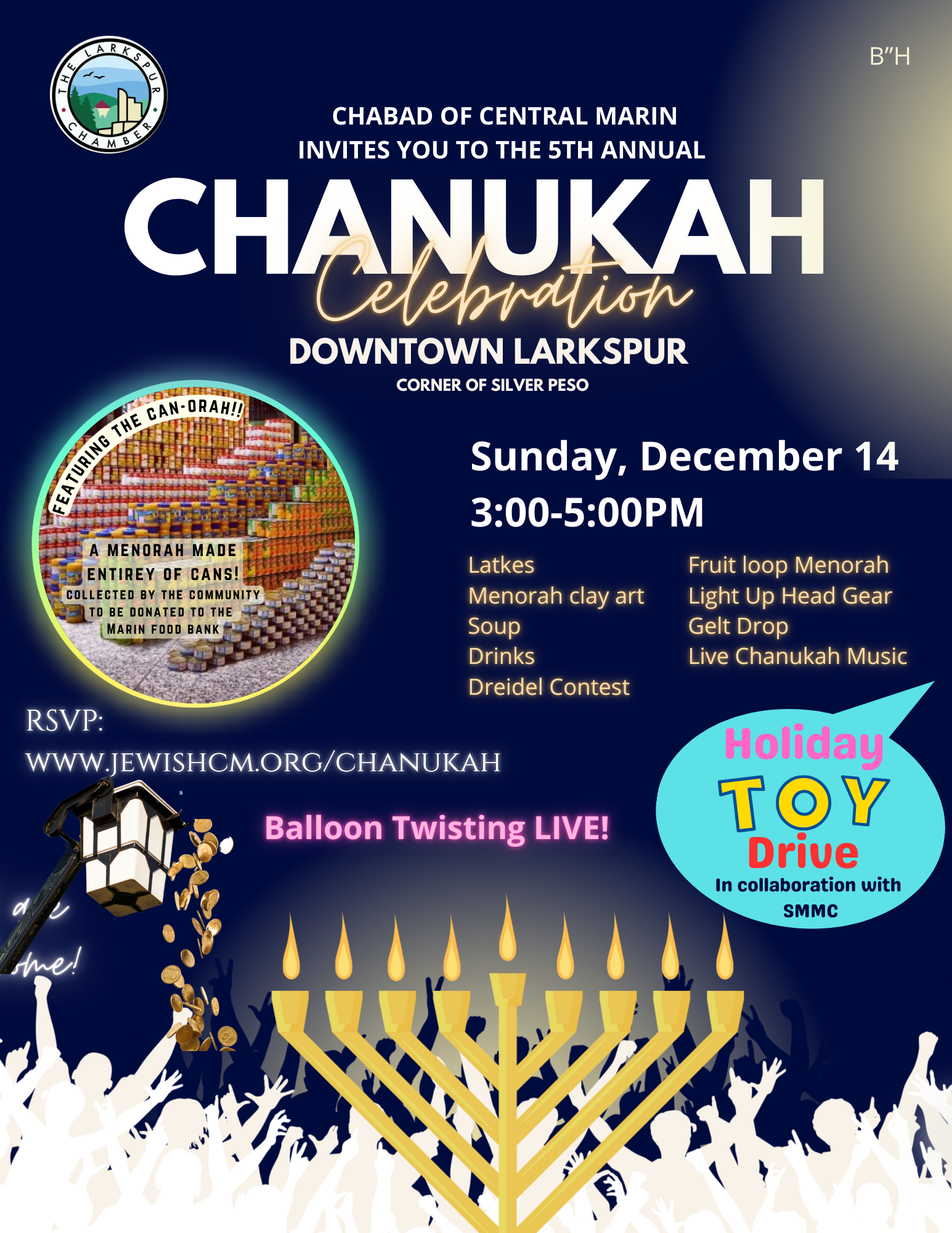 Larkspur: Magnolia Chanukah Celebration