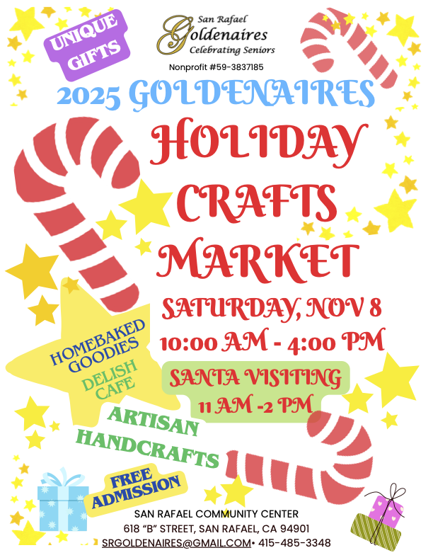 San Rafael Goldenaires Holiday Craft Fair