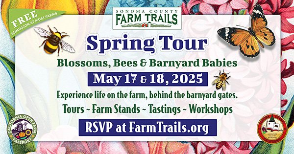 Sonoma County Farm Trails Spring Farm Tour