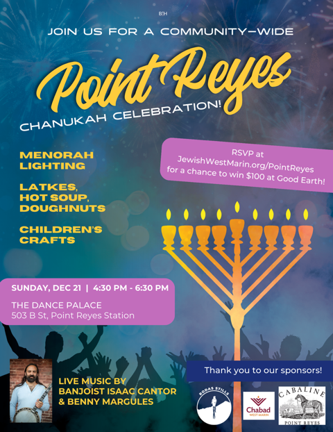 Point Reyes Station: Chanukah Celebration