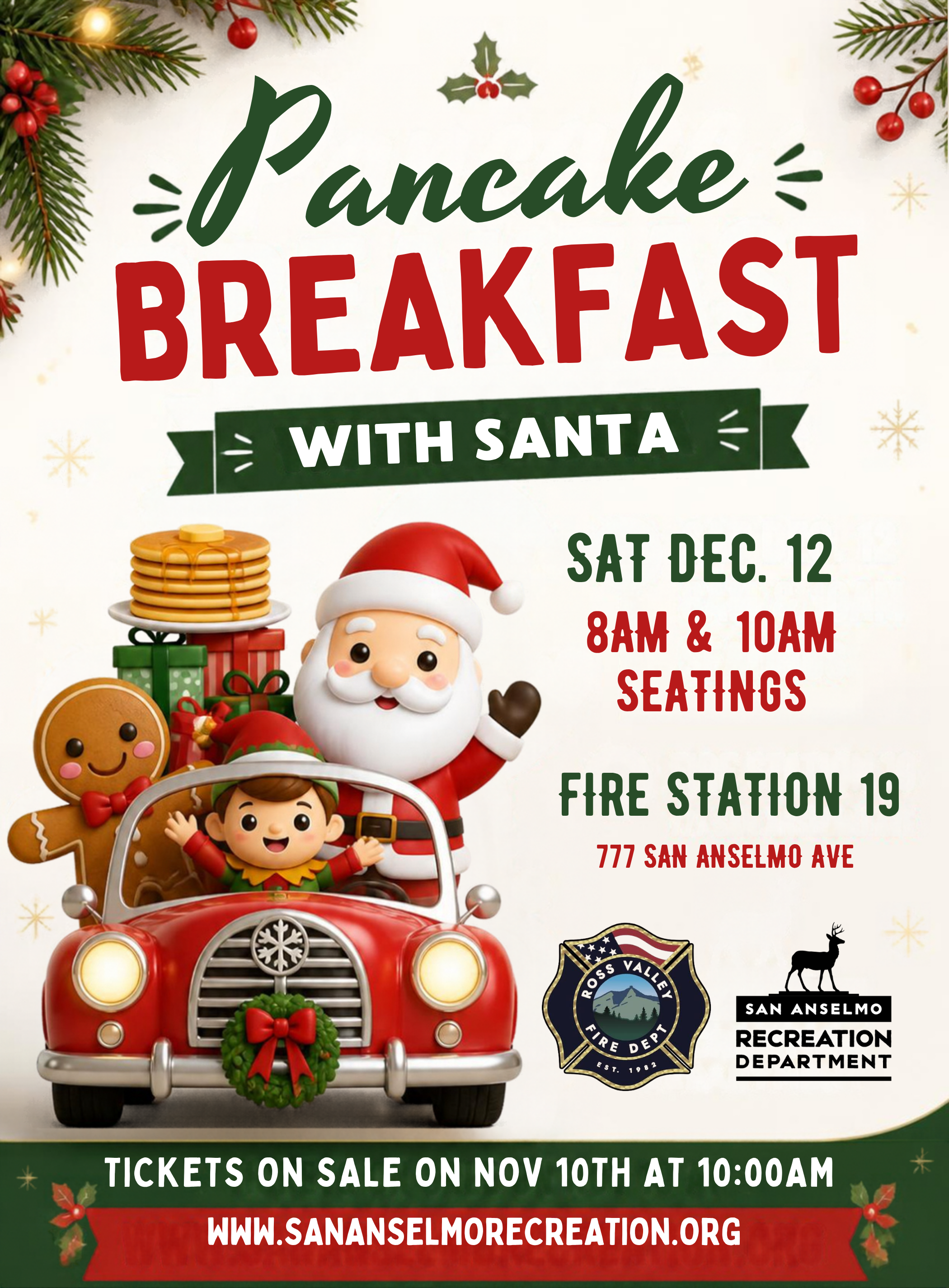 San Anselmo: Breakfast with Santa
