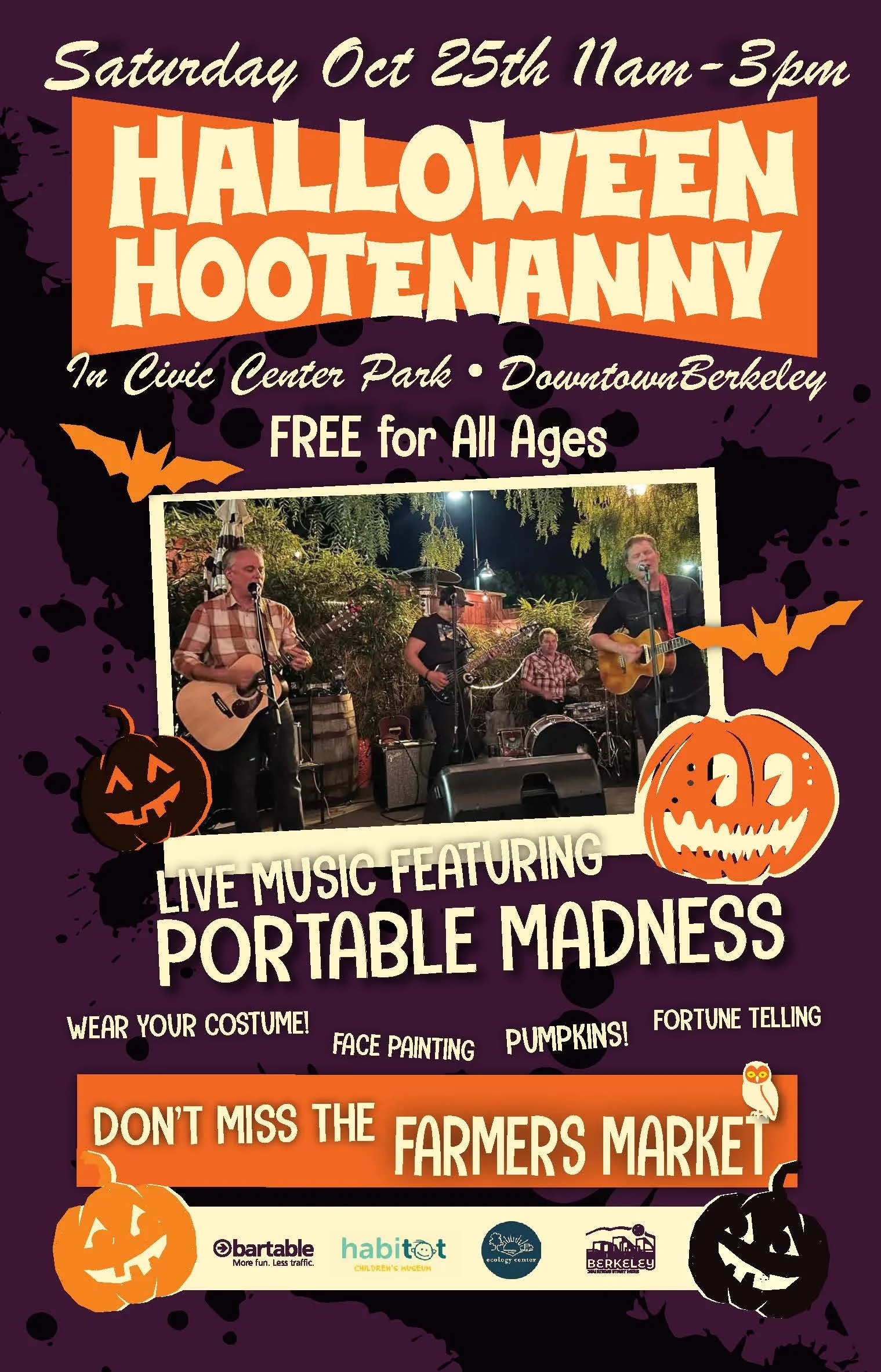BERKELEY: Halloween Hootenanny Haunts