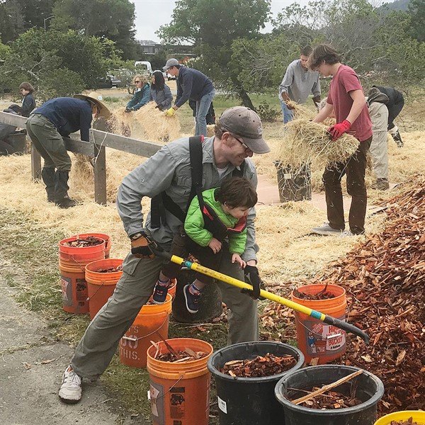 Kentfield Coastal Cleanup Day at Hal Brown Park