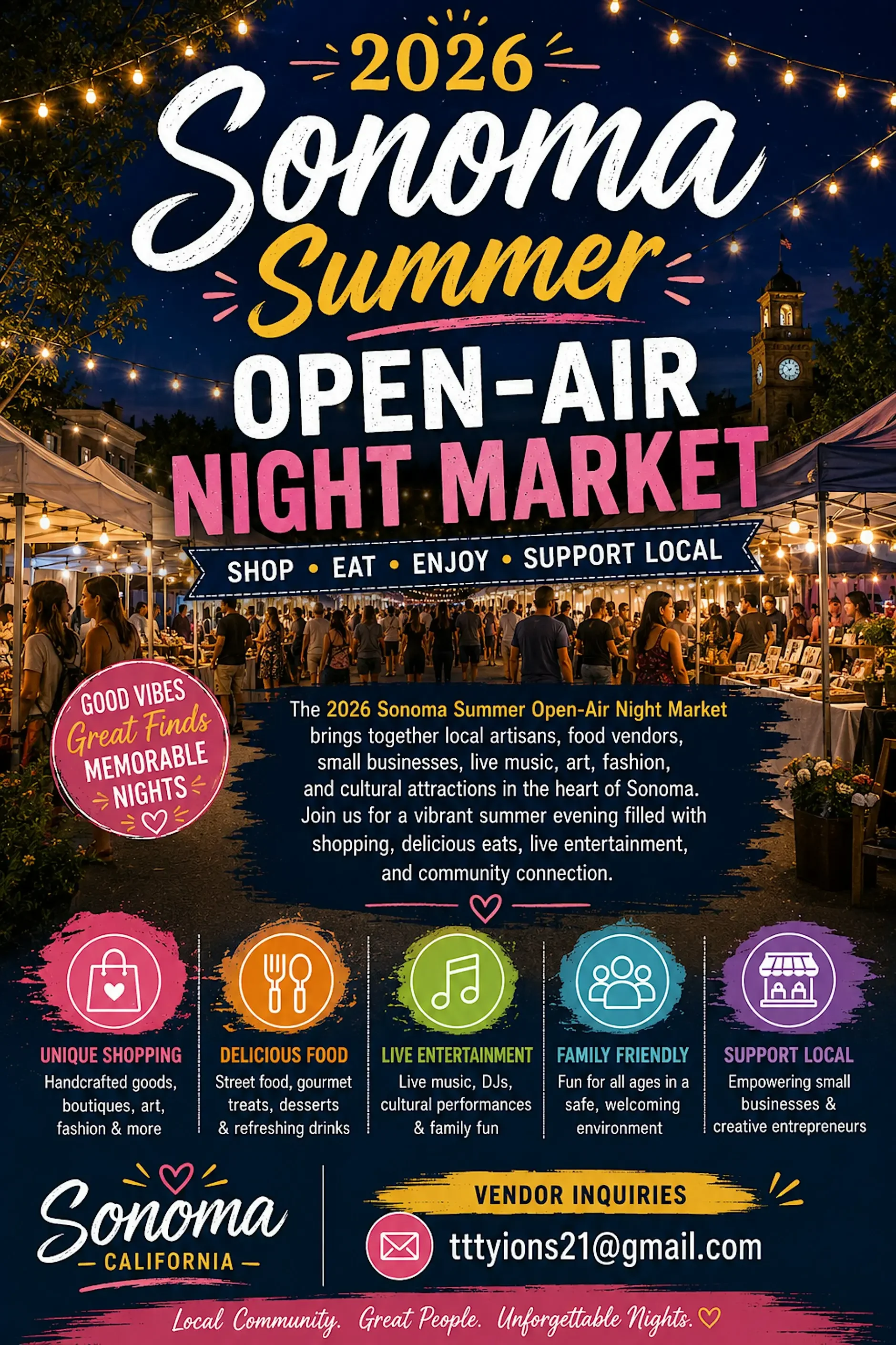 Sonoma's Tuesday Night Market